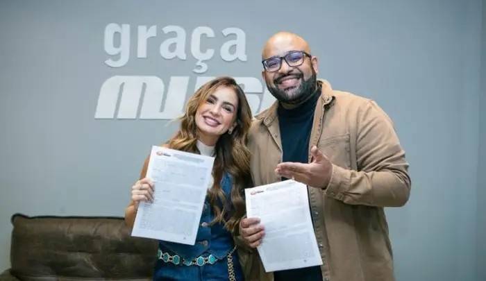 A cantora Pamela é a nova contratada pela gravadora Graça Music