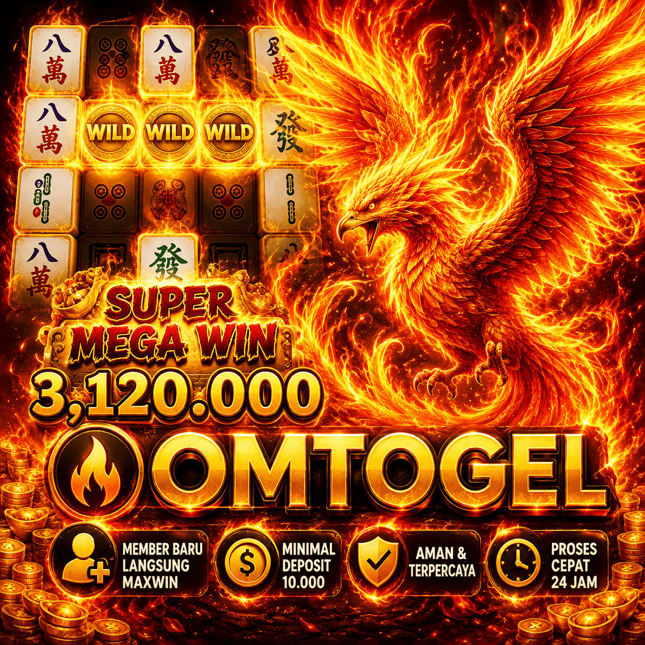 OMTOGEL Mystic Phoenix: Pesona Api Legendaris dan Dunia Fantasi yang Memikat