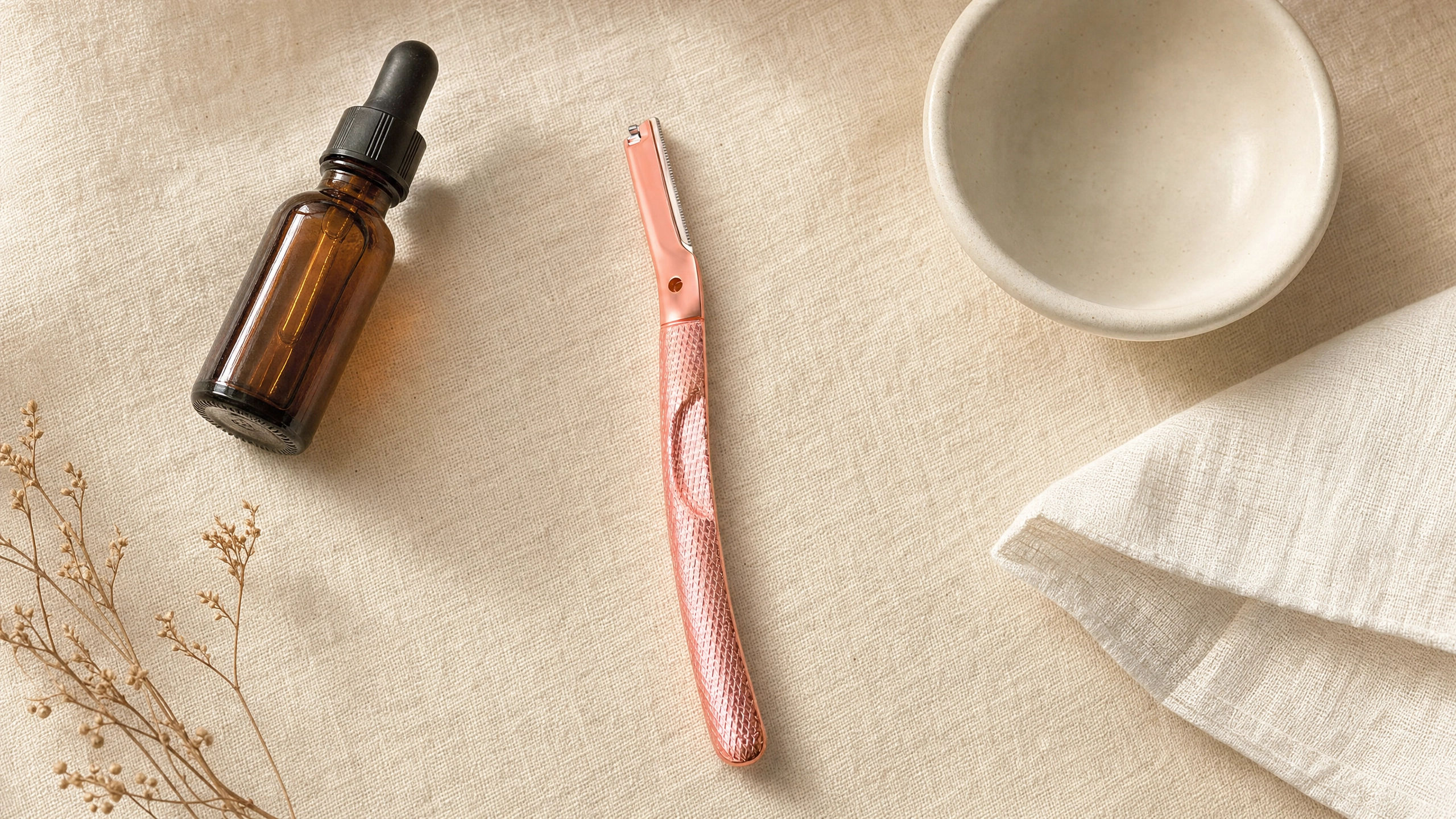 FLOE dermaplaning tool — weekly ritual