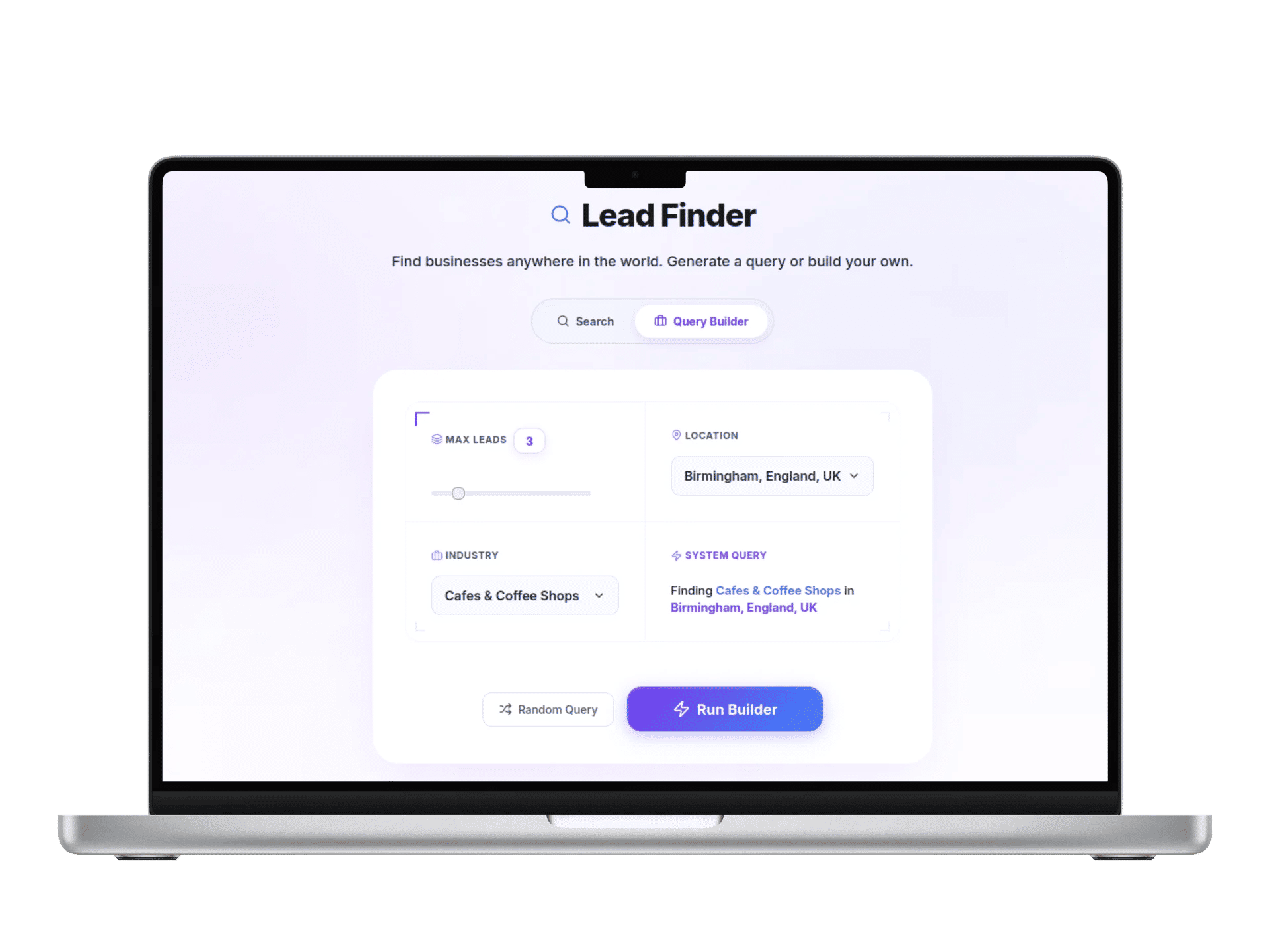 LeadLense SEO and website performance audit dashboard preview