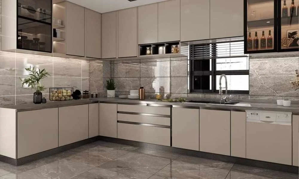 Modern kitchen interior at Graviti Hanging Gardens