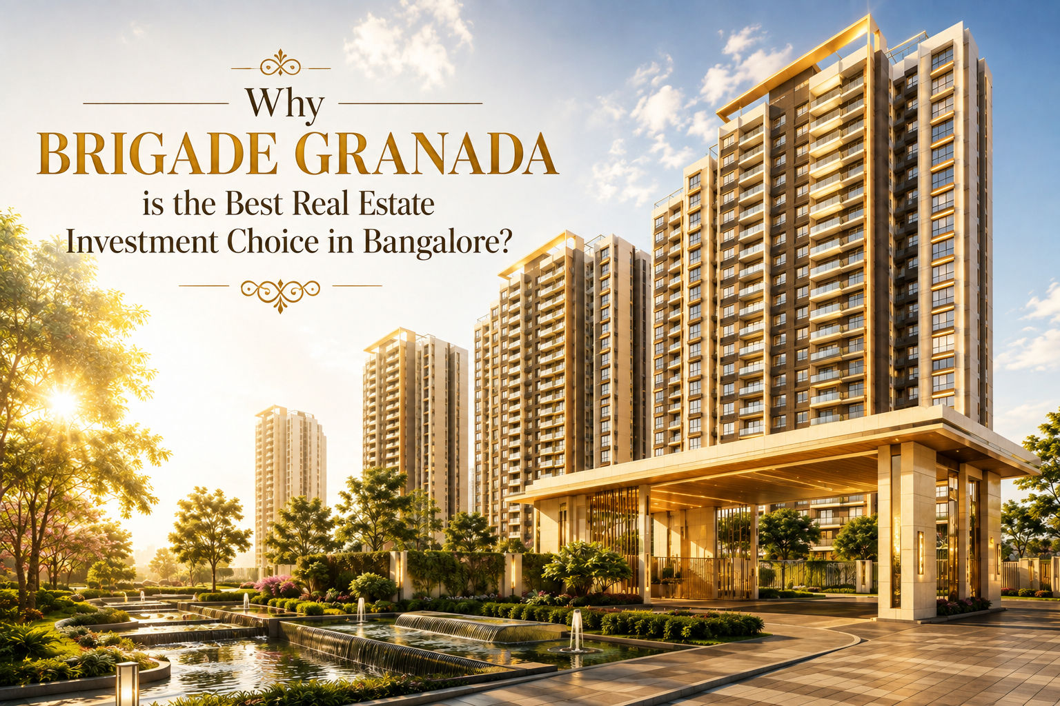 Why Brigade Granada is the Best Real Estate Investment Choice in Bangalore?