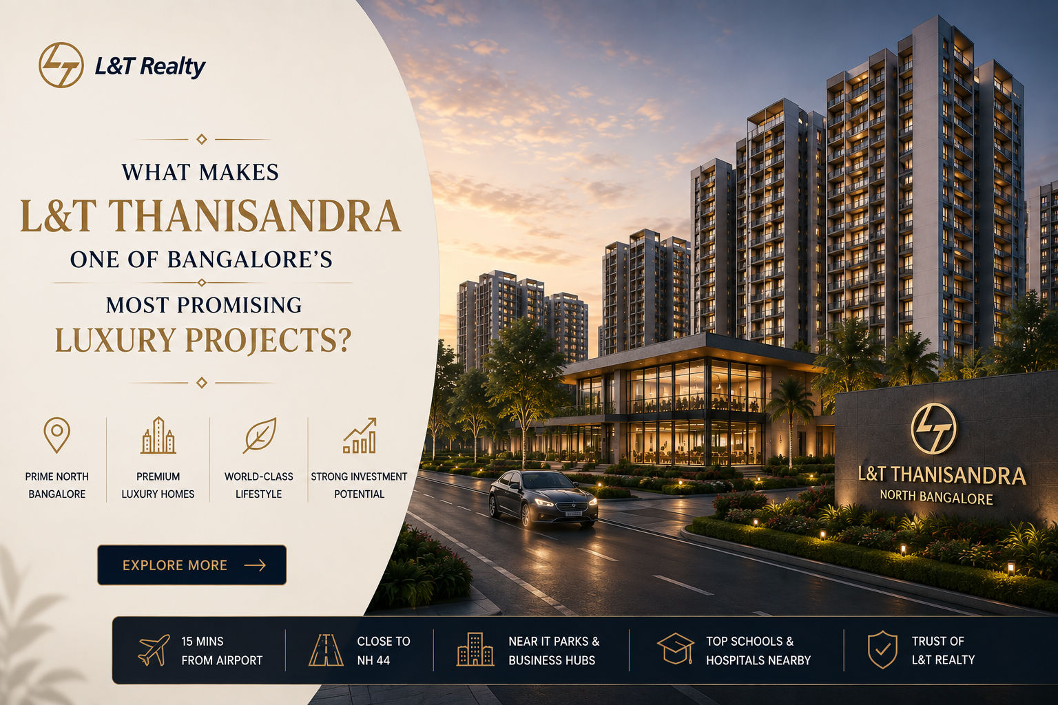 What Makes L&T Thanisandra One of Bangalore's Most Promising Luxury Projects?