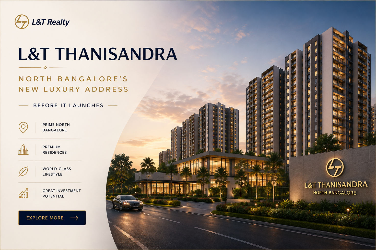L&T Thanisandra : North Bangalore's New Luxury Address You Should Know About Before It Launches