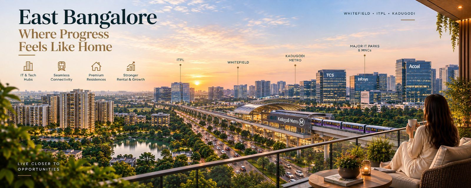 New residential project in East Bangalore near Whitefield, ITPL and Kadugodi Metro corridor. New residential project in East Bangalore near Whitefield, ITPL and Kadugodi Metro corridor.