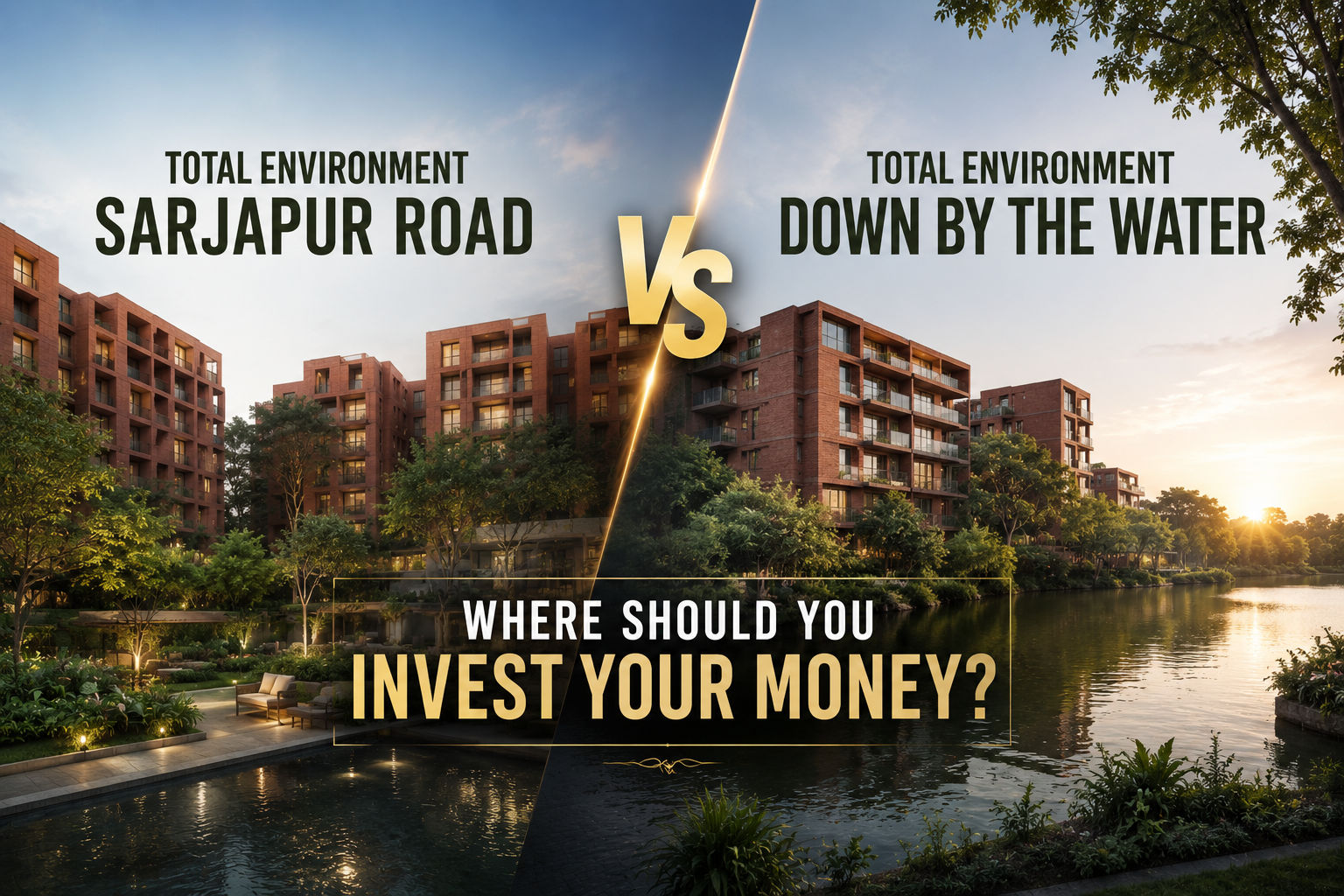 Total Environment Sarjapur Road vs Total Environment Down By The Water: Where Should You Invest Your Money?