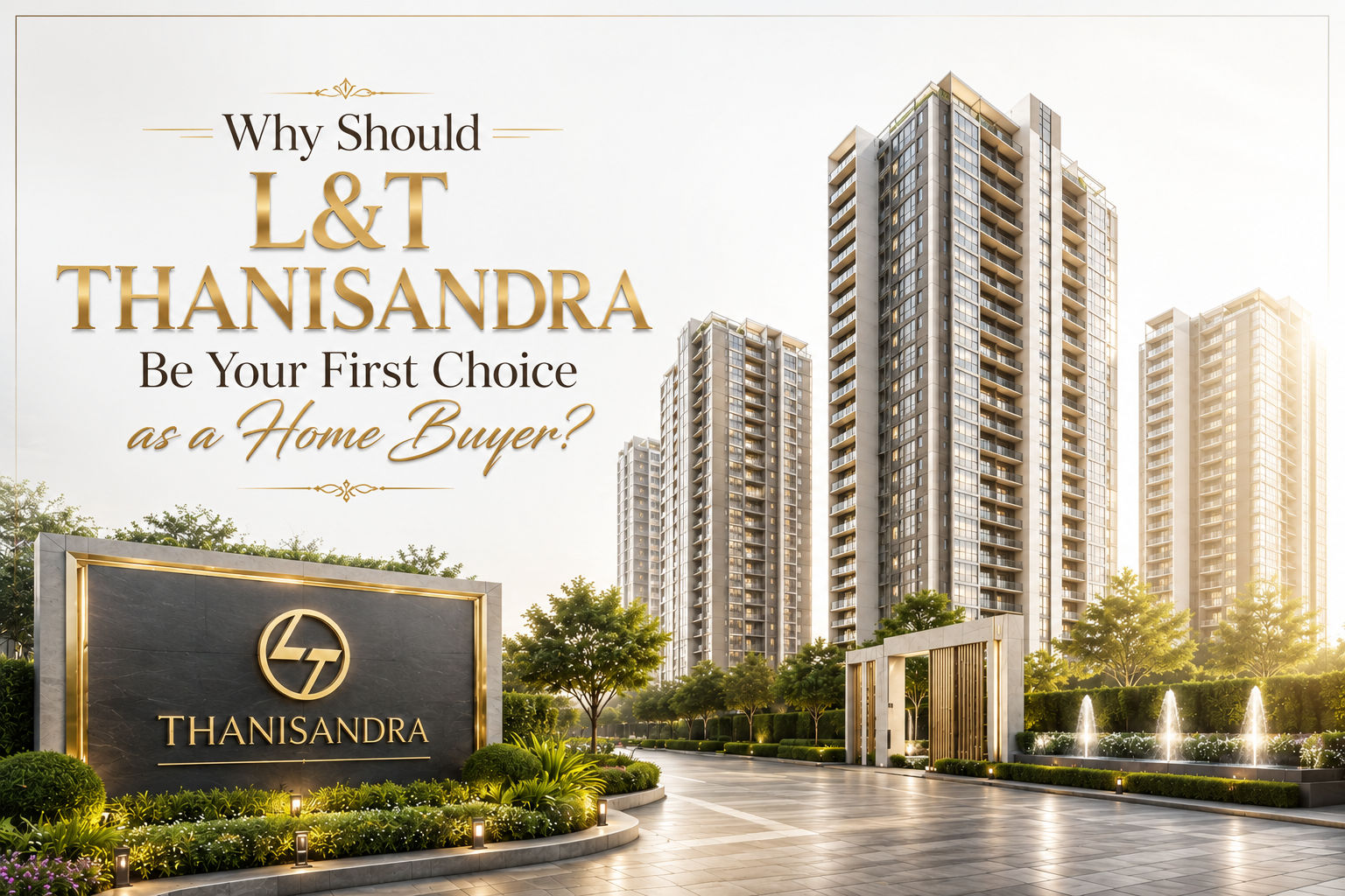 Why Should L&T Thanisandra Be Your First Choice as a Home Buyer? Why Should L&T Thanisandra Be Your First Choice as a Home Buyer?