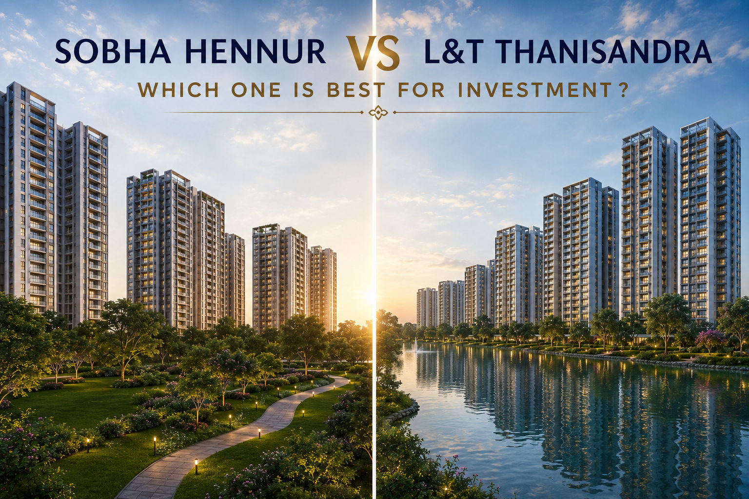 Sobha Hennur vs L&T Thanisandra: Which One Is Best for Investment Purpose? Sobha Hennur vs L&T Thanisandra: Which One Is Best for Investment Purpose?