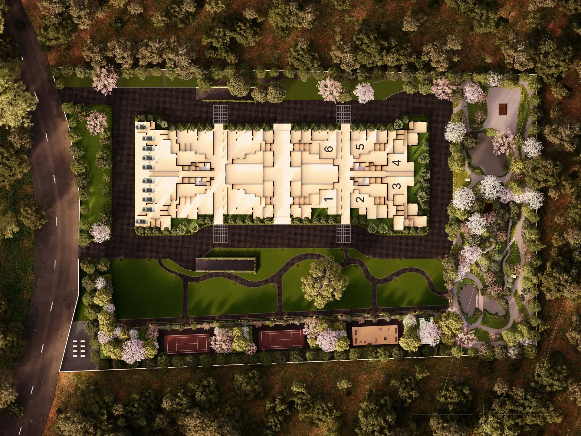 Master Plan of Graviti Hanging Gardens
