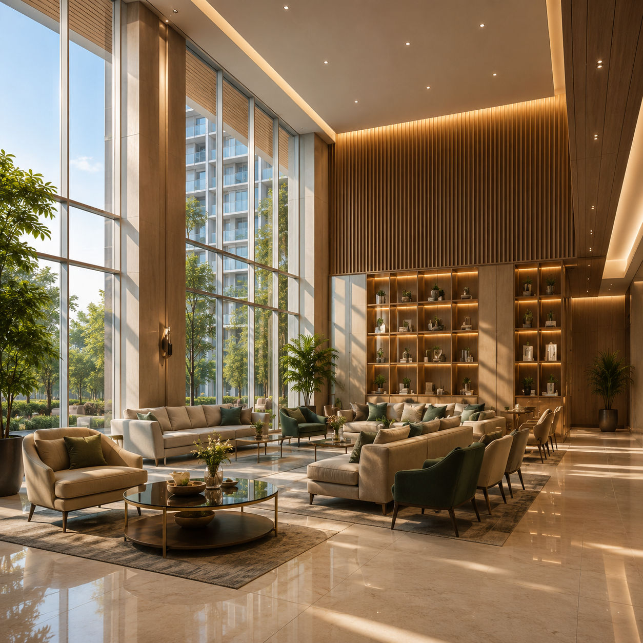 Prestige Urban Townhouse grand luxury lobby