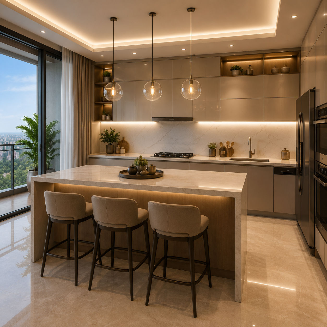 Prestige Urban Townhouse modern luxury kitchen