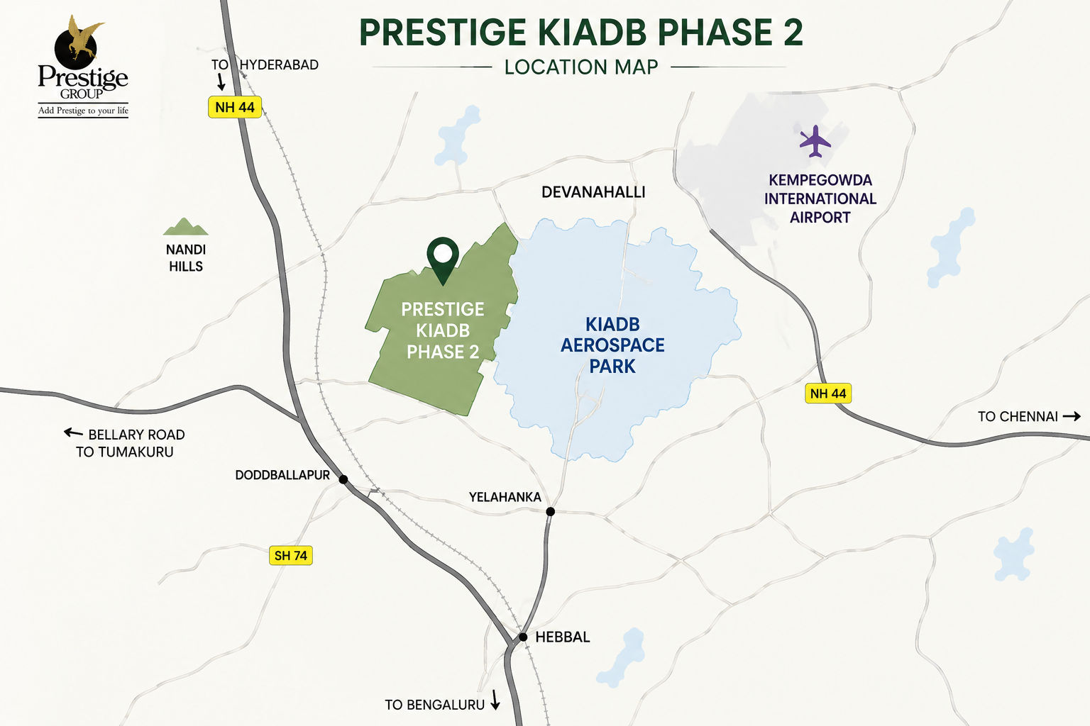 Prestige KIADB Phase 2 Location