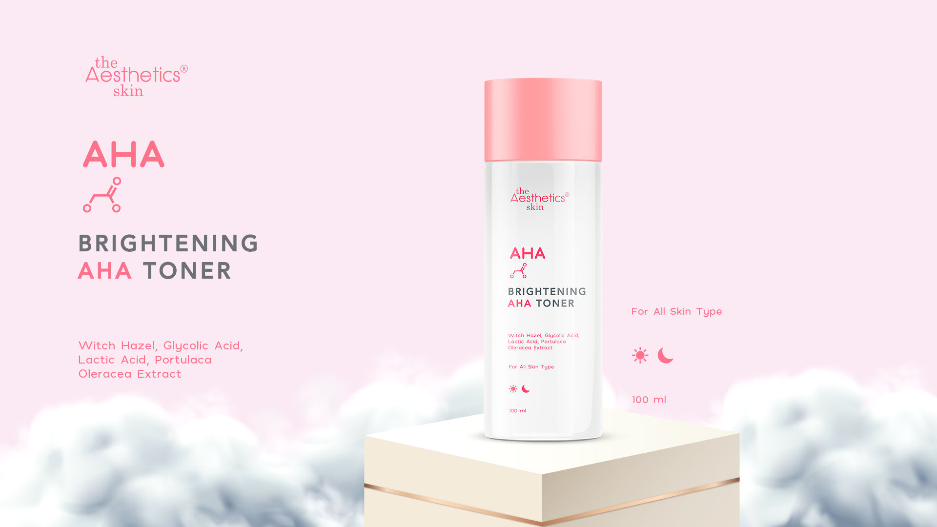 The Aesthetics Skin Brightening Cleanser with AHA