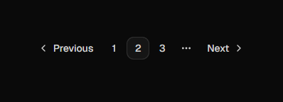 Pagination with Next / Previous Option