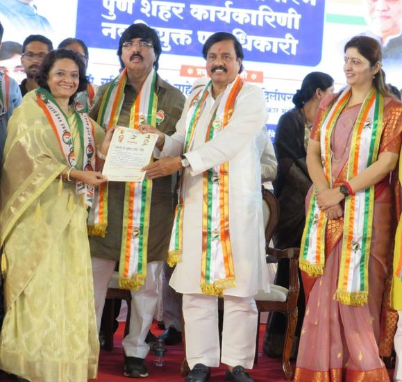 राष्ट्रवादी काँग्रेसच्या पुणे शहर सरचिटणीस पदी डॉ. सुनीता मोरे यांची नियुक्ती