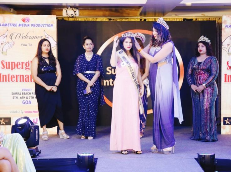 स्वाती गायकवाड यांनी सुपरग्लोबल इंटरनॅशनल मिस इंडियाचा किताब पटकावला