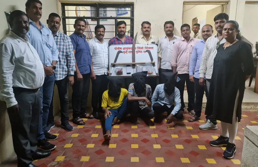 पेट्रोल पंपावर दरोडा टाकण्याचा डाव पिंपरी चिंचवड पोलिसांनी उधळला