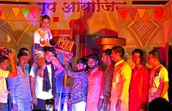 शिवबा ग्रुप सुसगाव पुणे आयोजित दहीहंडी फोडली ॐ साईनाथ गोविंदा पथक भांडुप पुर्व