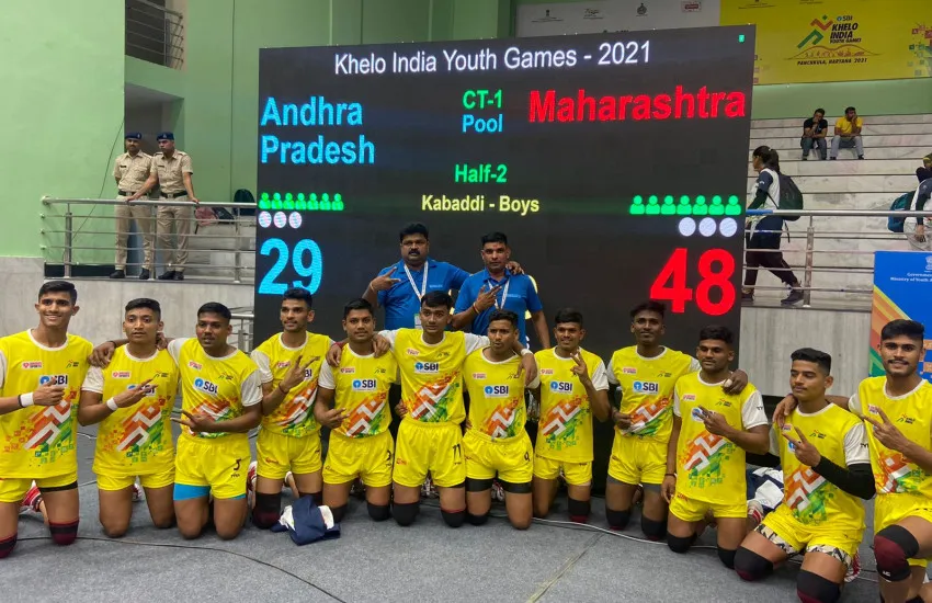 महाराष्ट्राची खेलो इंडियात कबड्डीत विजयी सलामी आंध्र प्रदेशचा १९ गुणांनी दणदणीत पराभव खेलो इंडिया स्पर्धा