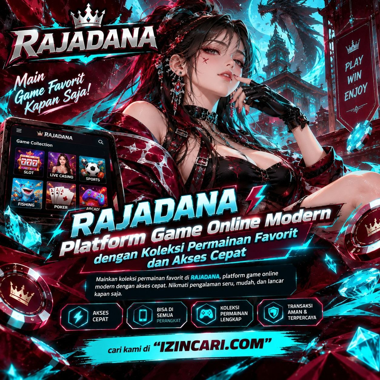 RAJADANA ⚡ Platform Game Online Modern dengan Koleksi Permainan Favorit dan Akses Cepat
