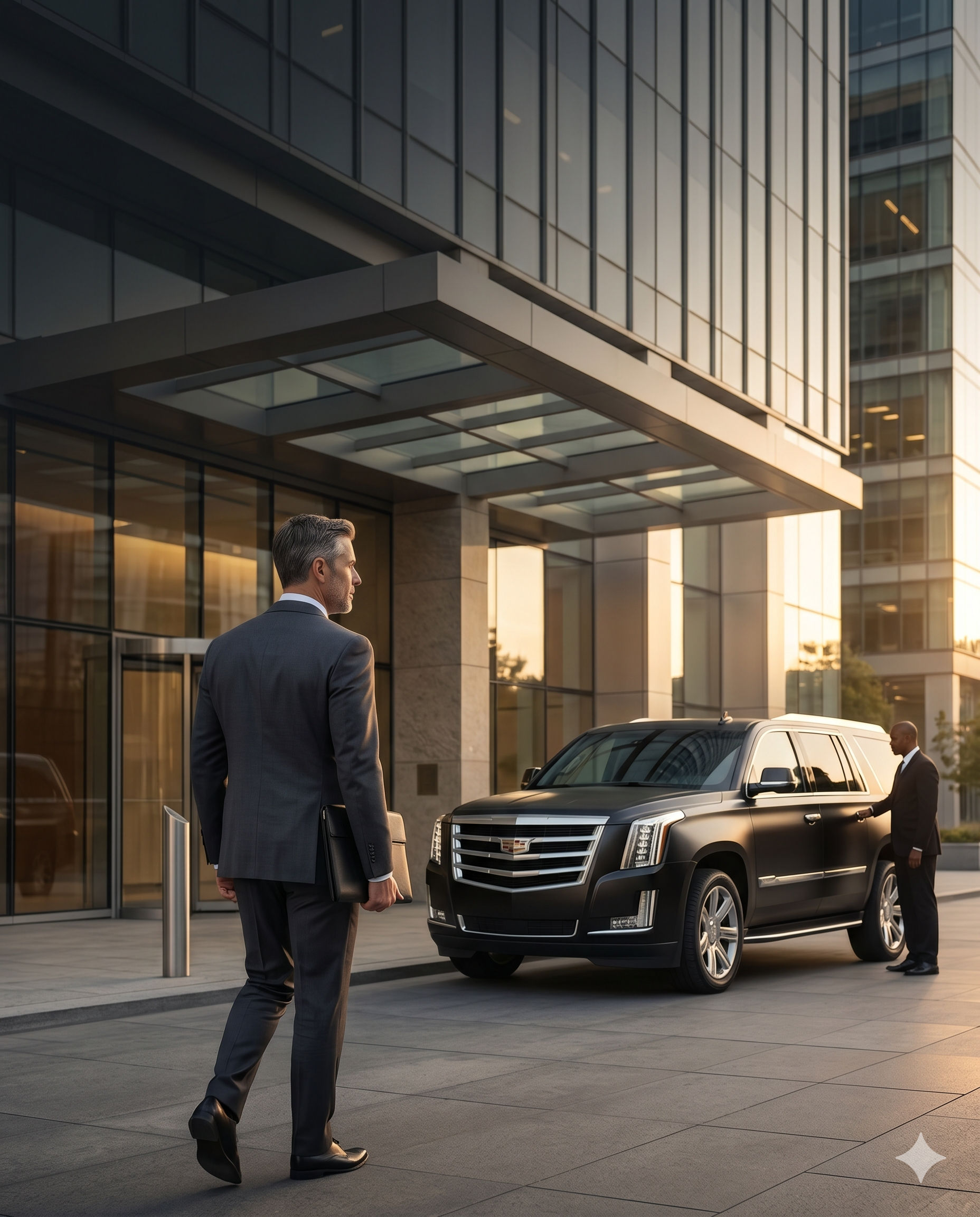 Executive Transportation Service - Professional Chauffeur and Luxury SUV