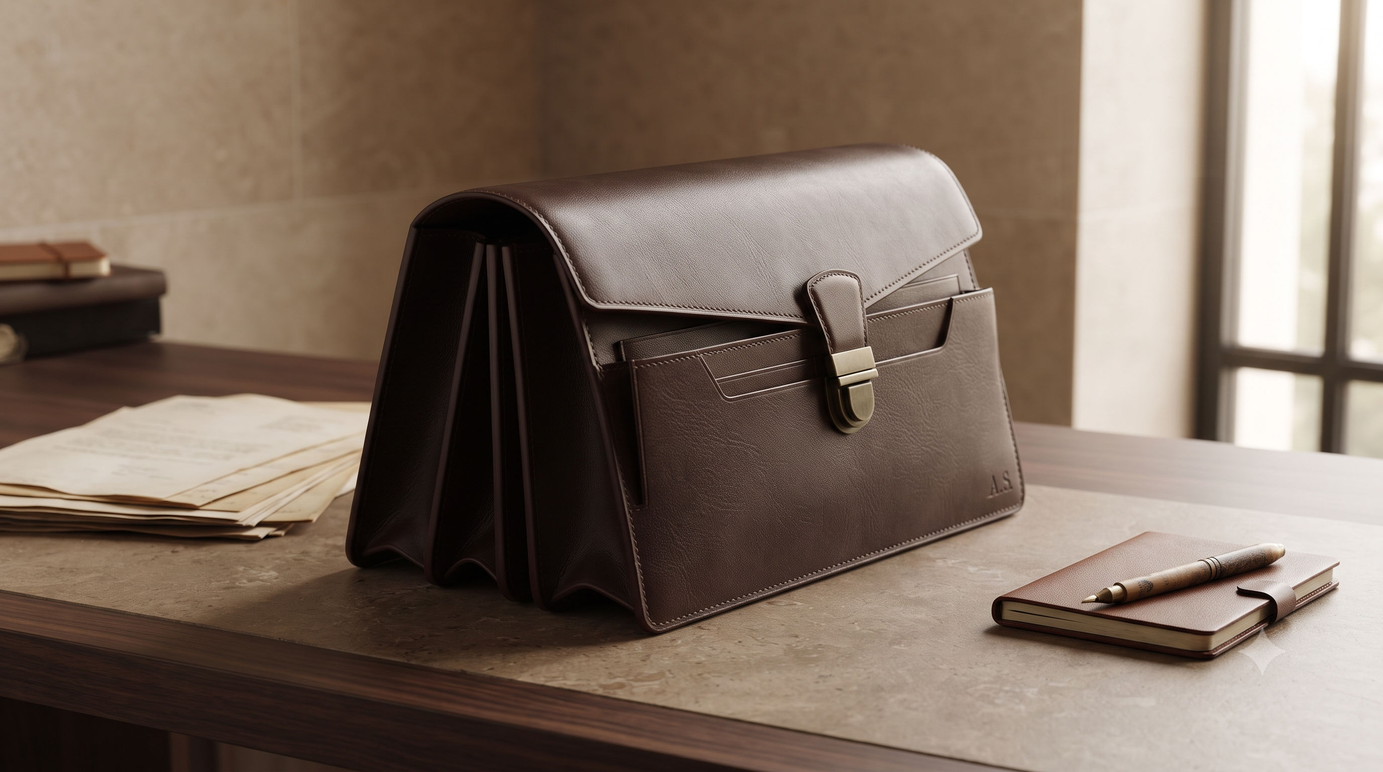 Distinctive bespoke leather commission developed for a specific purpose