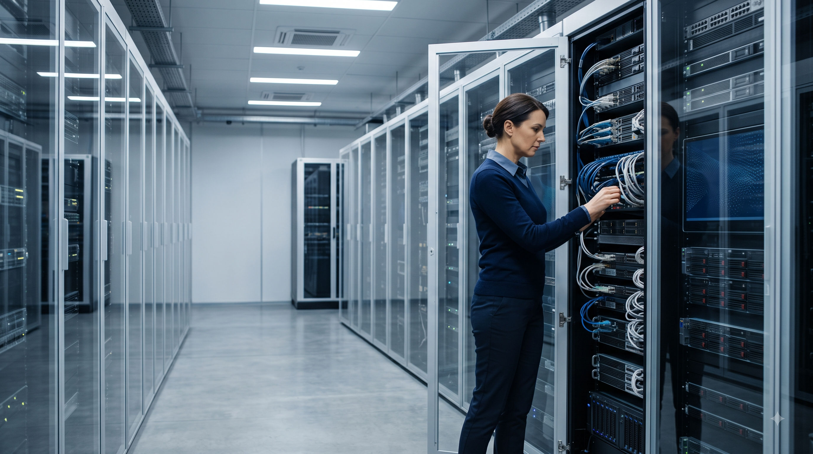 enterprise cloud infrastructure and server environment