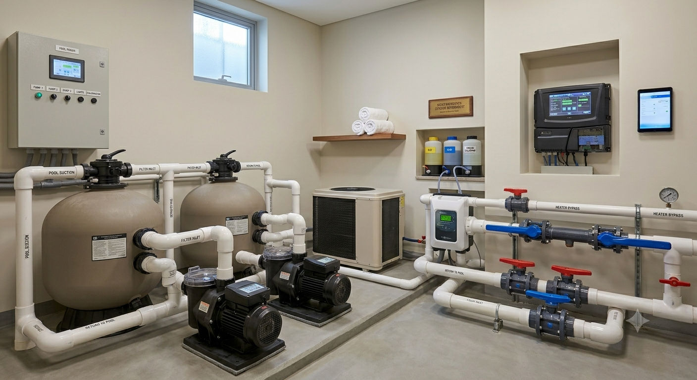 Pool Pump Room
