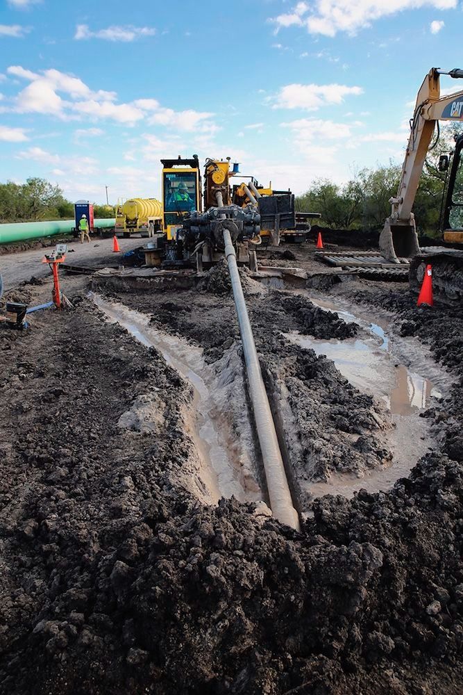 Horizontal Directional Drilling Setup