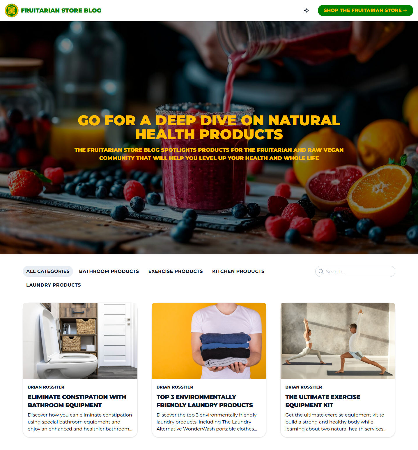 Fruitarian Store Blog