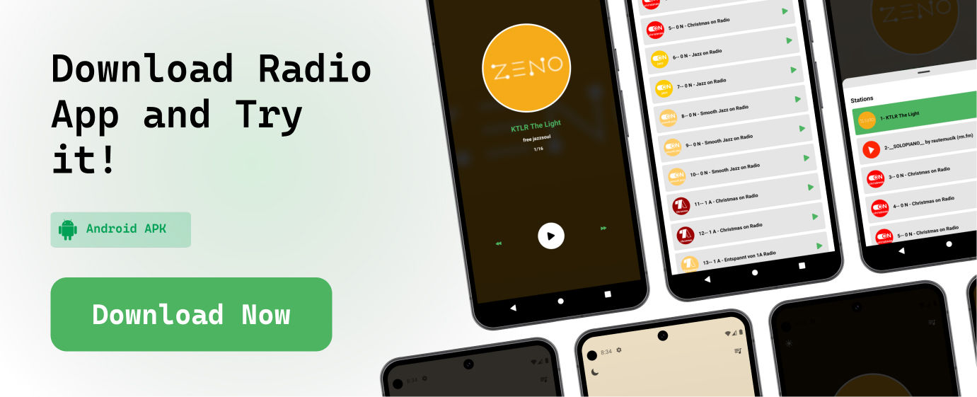 Radio App - Latest Expo (50) React Native Online Radio Template -Download demo