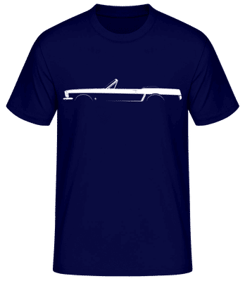 'Mustang Convertible 1964' Silhouette - Men's Basic T-Shirt - Navy - Front