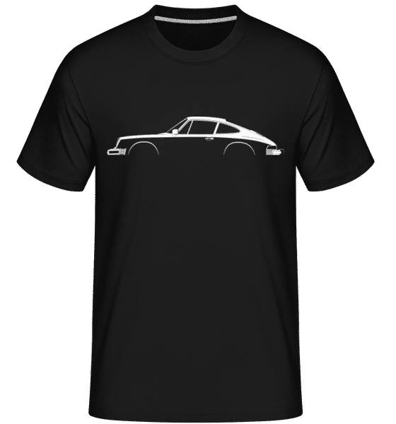 Preview: 'Porsche 911 Car.3.2 Coup.' Silhouette - Shirtinator Men's T-Shirt - Black - Front
