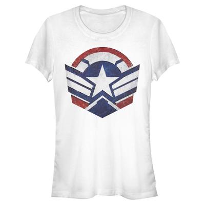 Marvel - 	The Falcon and the Winter Soldier - Captain America Wings - Frauen T-Shirt - Weiß - Vorne