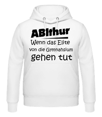 ABIthur Das Elite Gehen Tut - Männer Hoodie - Weiß - Vorne
