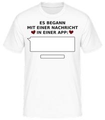 Valentinstag App · Männer Basic T-Shirt