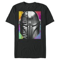 Star Wars - The Mandalorian - Mandalorian Inverse - Men's T-Shirt - Black - Front