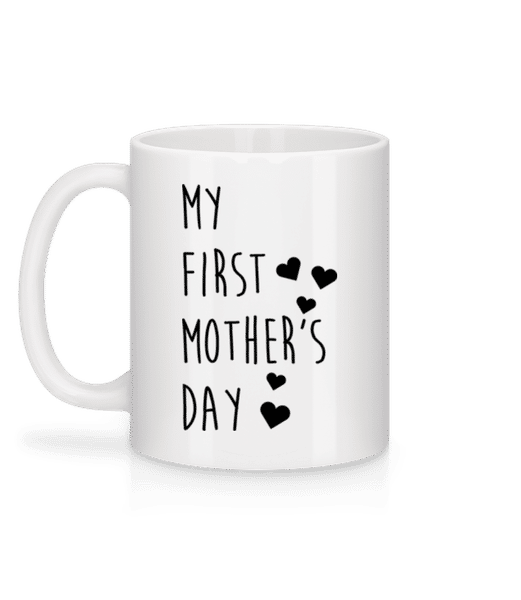 Aperçu: My First Mother's Day - Mug en céramique blanc - Blanc - Derrière