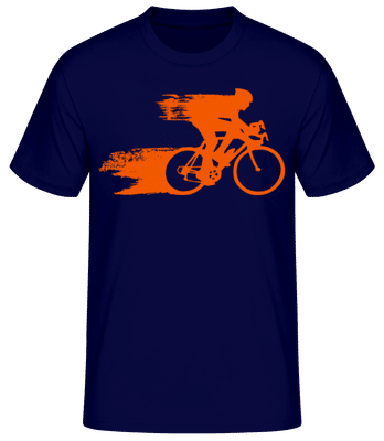 Cyclist - Männer Basic T-Shirt - Marine - Vorne