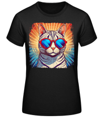 Bengal Cat Hippie Look · Women's Basic T-Shirt
