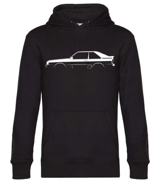 Aperçu: 'Audi Sport Quattro' Silhouette - Sweat à capuche premium Unisexe - Noir - Devant