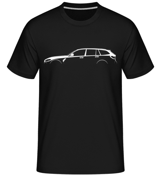 'BMW M3 Touring (G81)' Silhouette -  T-Shirt Shirtinator homme - Noir - Devant