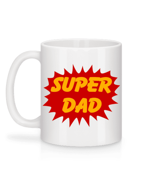 Aperçu: Super Dad - Mug en céramique blanc - Blanc - Derrière