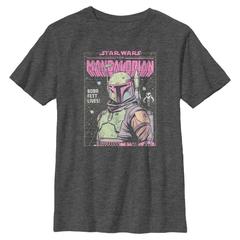 Star Wars - The Mandalorian - Boba Fett Neon Fett - Kids T-Shirt