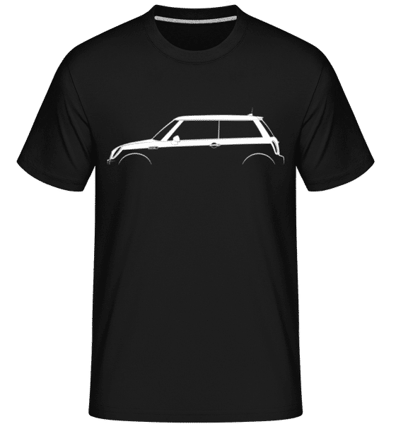 'Mini Cooper (R50)' Silhouette -  T-Shirt Shirtinator homme - Noir - Devant