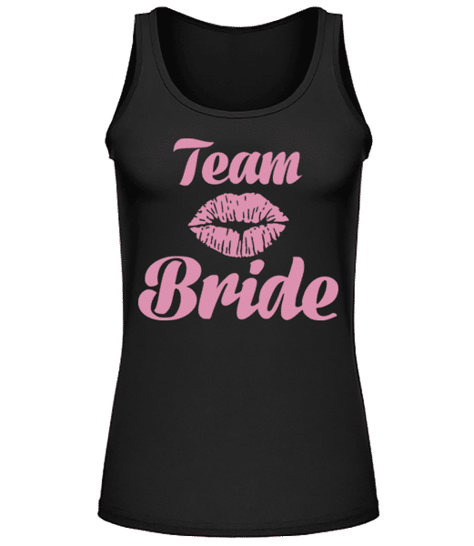 Aperçu: Team Bride Kiss - Débardeur Femme - Noir - Devant