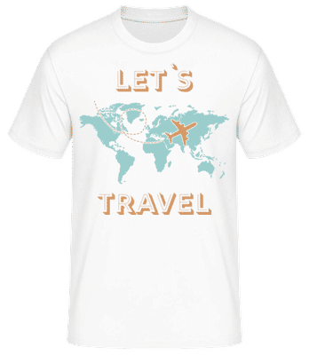 Let Us Travel - T-shirt standard Homme - Blanc - Devant