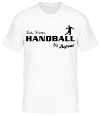 Eat Sleep Handball & Repeat Black · Camiseta básica para hombre