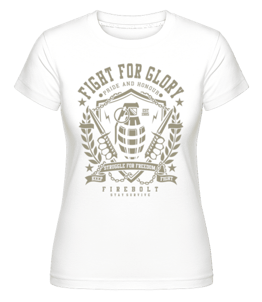 Aperçu: Grenade -  T-shirt Shirtinator femme - Blanc - Devant