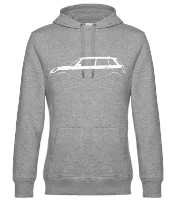 'Mini Cooper 5-Door (F56)' Silhouette - Pánská standardní mikina s kapucí - Melírově šedá - Napřed